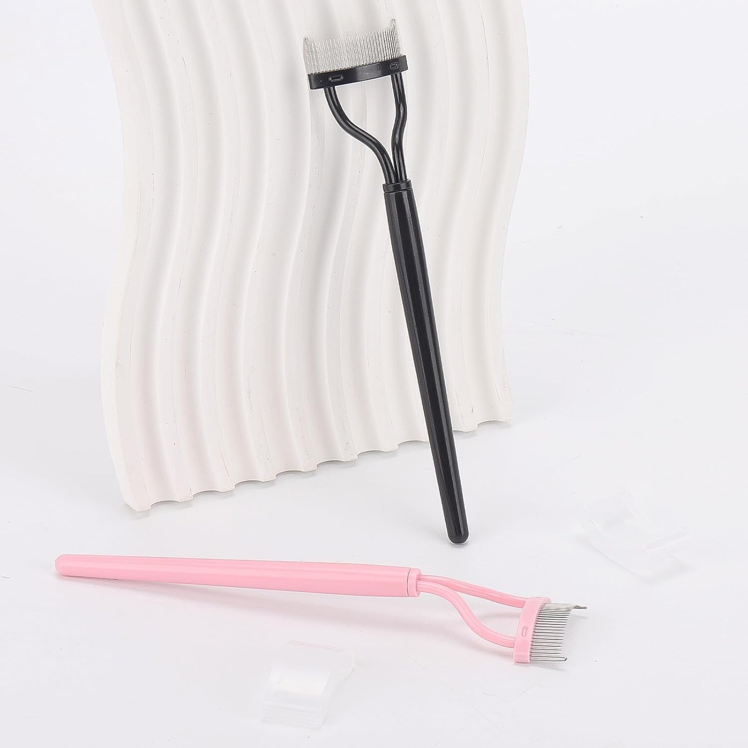 2 Pcs Eyelash Separator Tool Mascara Brushes Eyelash Comb Separator Definer Lash Comb for Combing, Separating Lashes