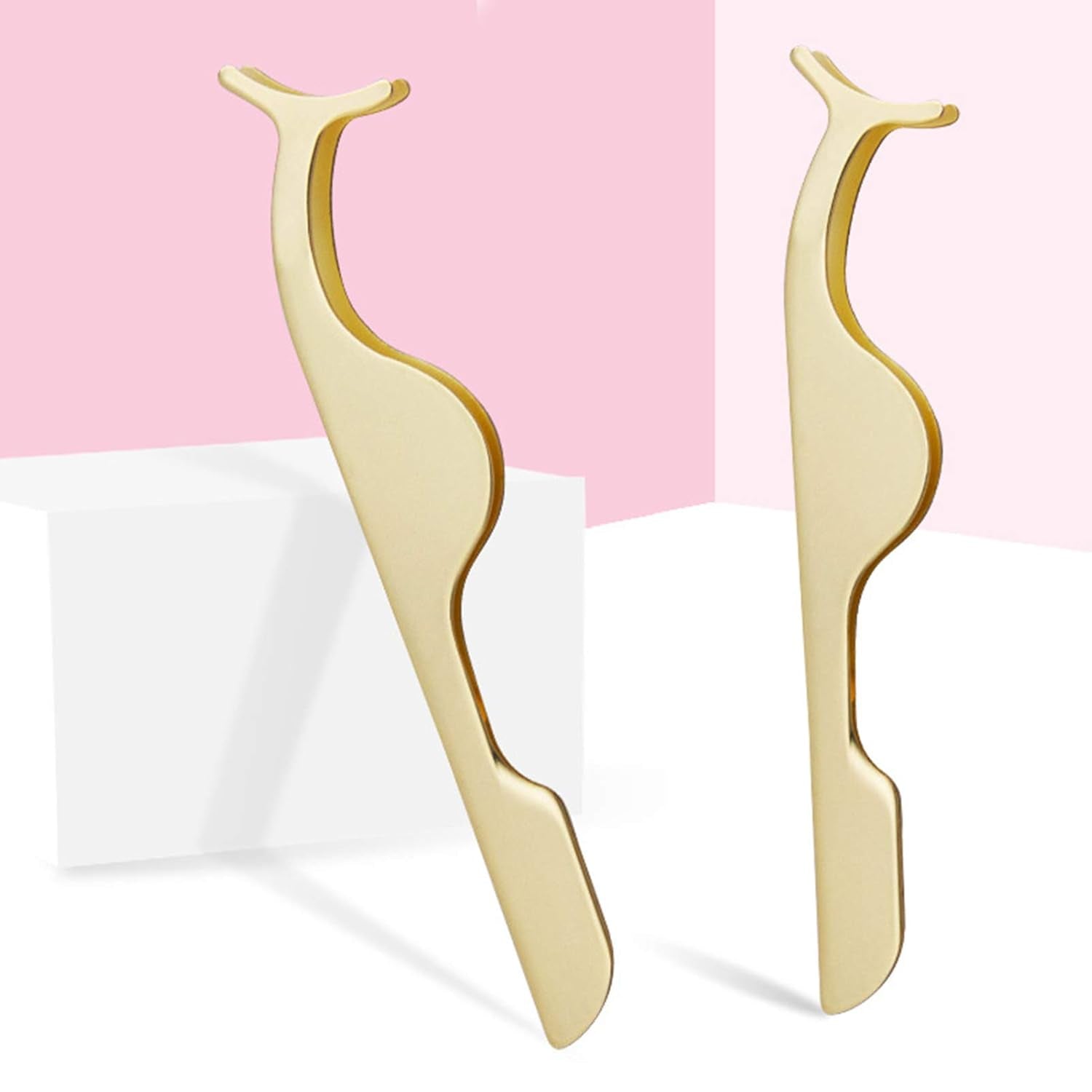 False Eyelashes Applicator Lash Extension Tweezers Remover Tool Stainless Steel