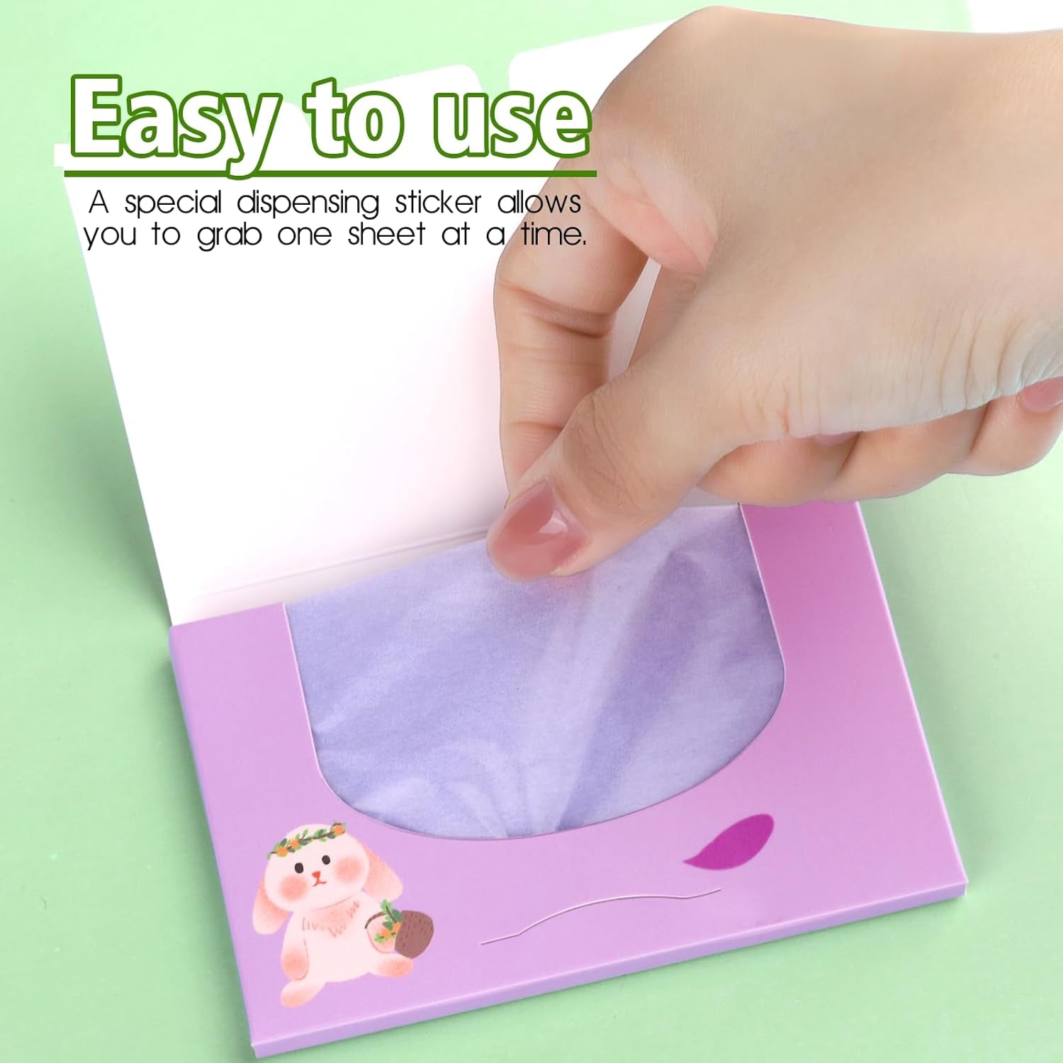 Blotting Paper,  Oil Absorbing Sheets for Oily Skin 600 Sheets, Oil Control for Face, Makeup Blotting Paper, Natural Oil Absorbing Facial Blotting Sheets for Oily Skin Care (Pack of 6)