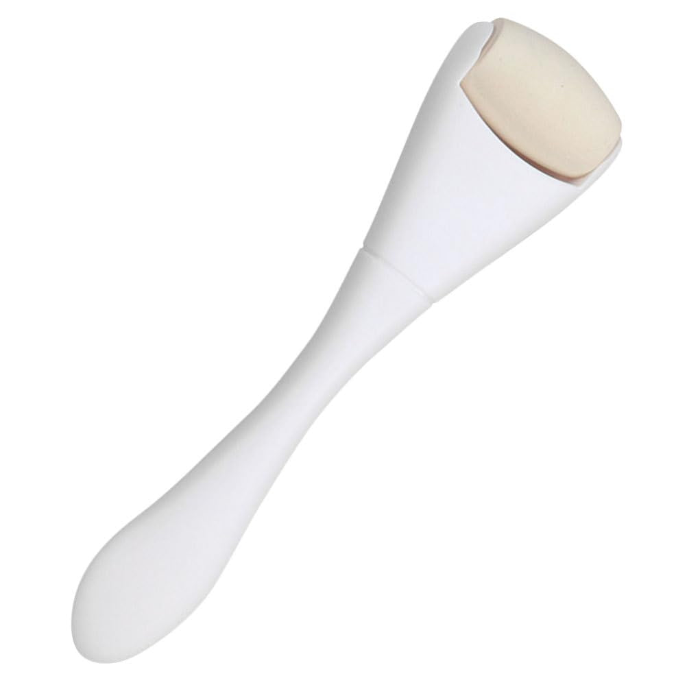 Oil Absorbing Volcanic Rollers, Oily Skin Control Roller Oil Absorbing Sticks Oil Blotting Stick Results Remove Excess Shine for Face Oily Skin Care Tools White