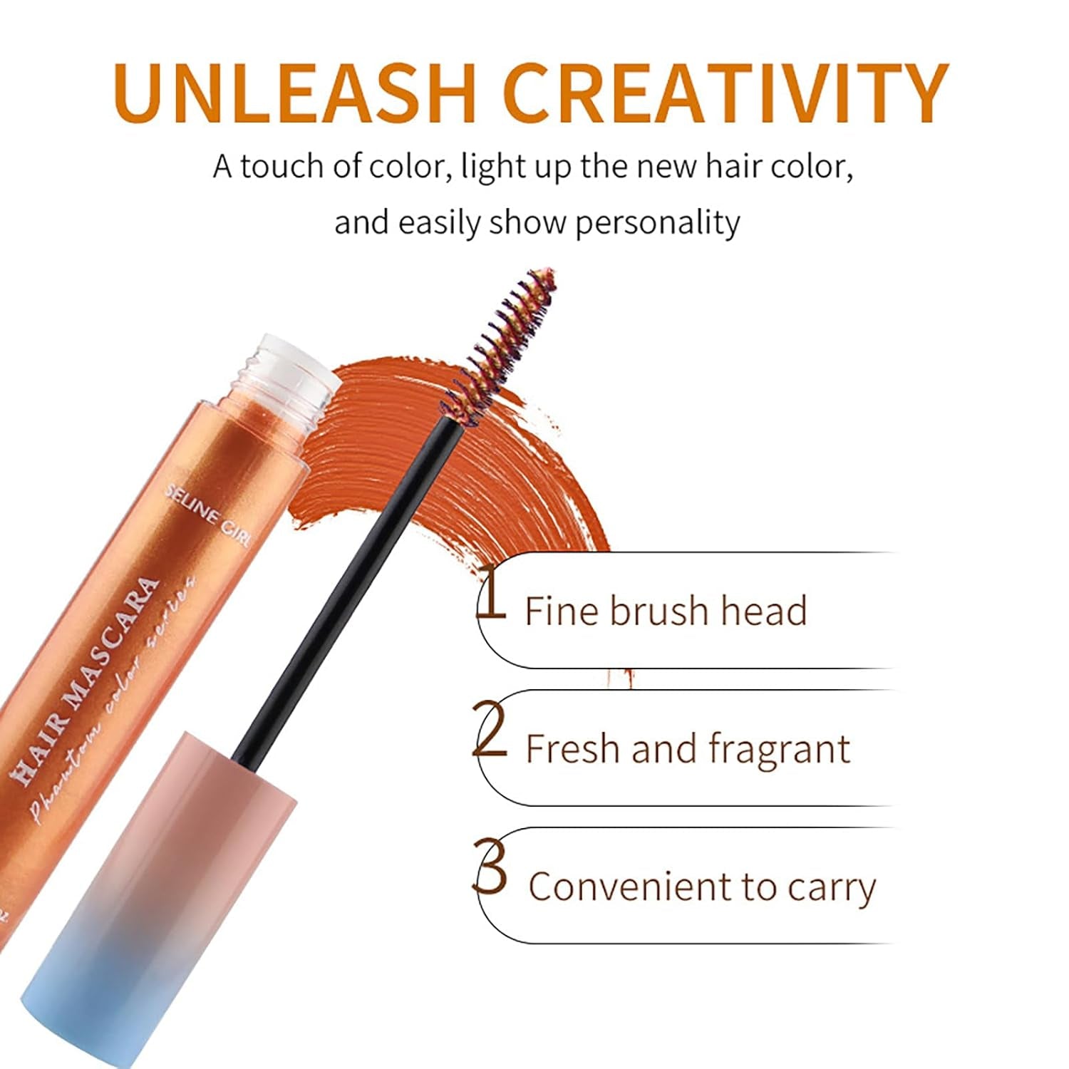 Colored Mascara Set, 8 Colors Waterproof Gift Set - Red, Pink, Purple, Blue, White, Black - Long Lasting, Voluminous Eyelash Mascara