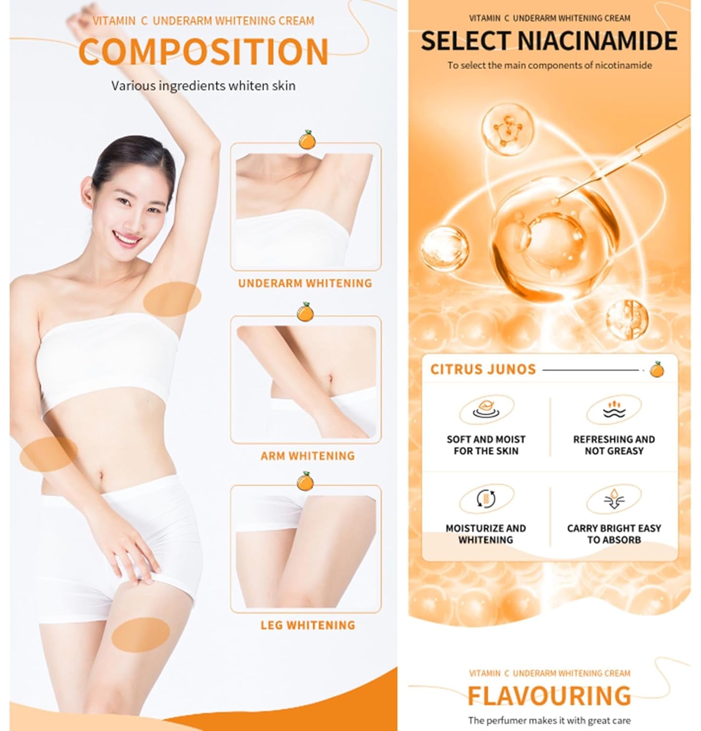 Skin Whitening Cream Easily Spray,Keep Face Moisturizer,Skin Lightening Cream for Intimate Areas,Underarm, Armpit,Elbow,Inner Thigh,Crema Blanqueadora Para Partes Intimas