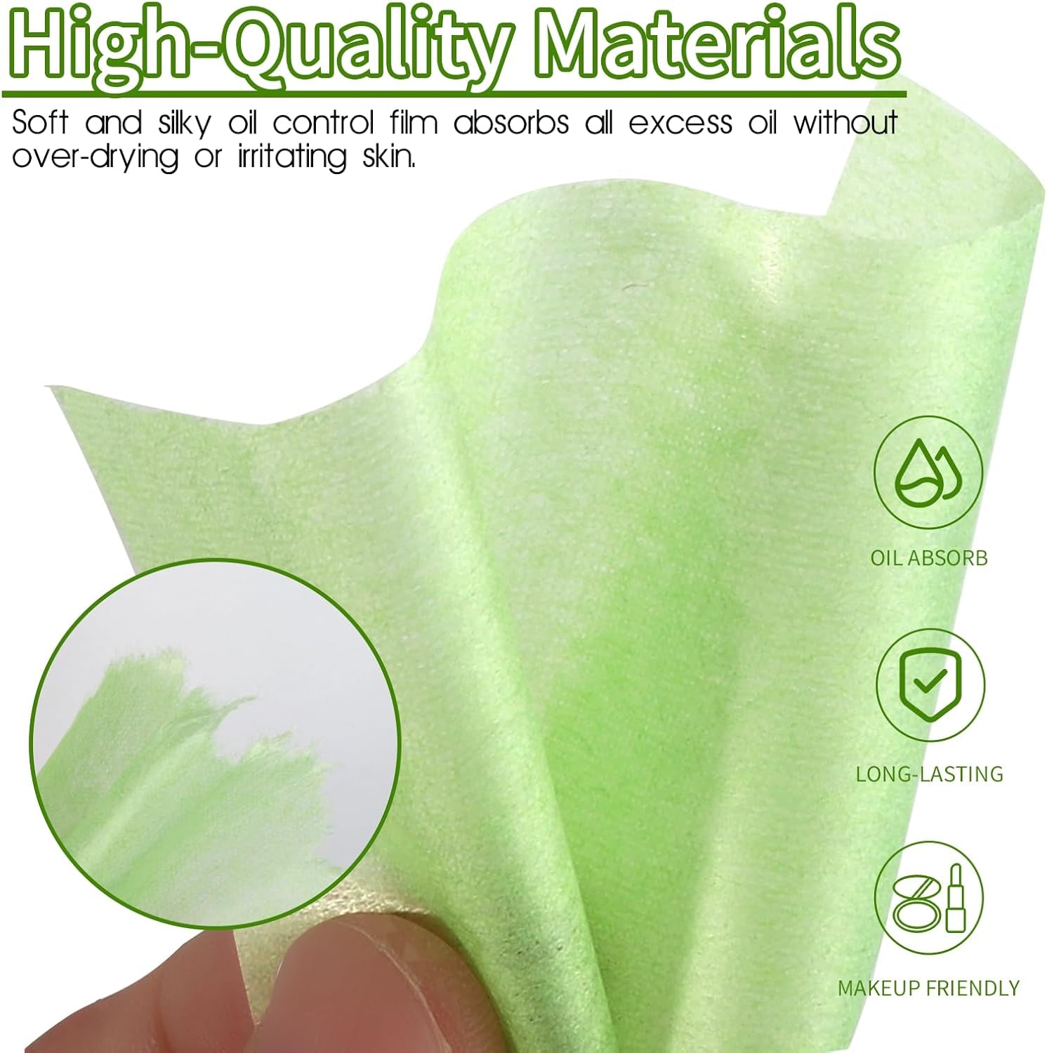 Blotting Paper,  Oil Absorbing Sheets for Oily Skin 600 Sheets, Oil Control for Face, Makeup Blotting Paper, Natural Oil Absorbing Facial Blotting Sheets for Oily Skin Care (Pack of 6)