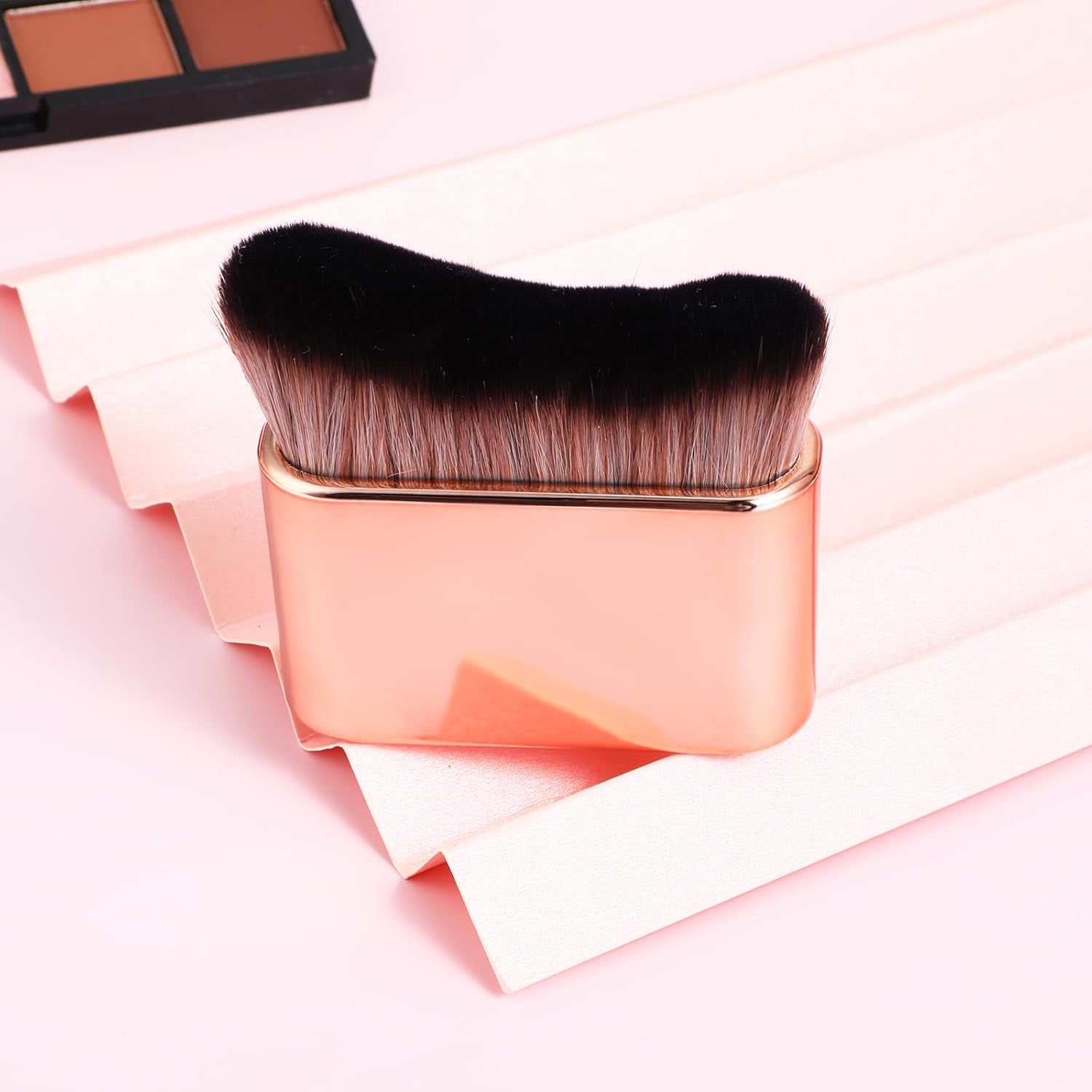 Self Tanning Brush Sunless Body Fake Tan Tanner Brushes Leg Makeup Fine Brush Cosmetic Foundation Application Tool for Kabuki Face Spray Tanning Blending Mousse