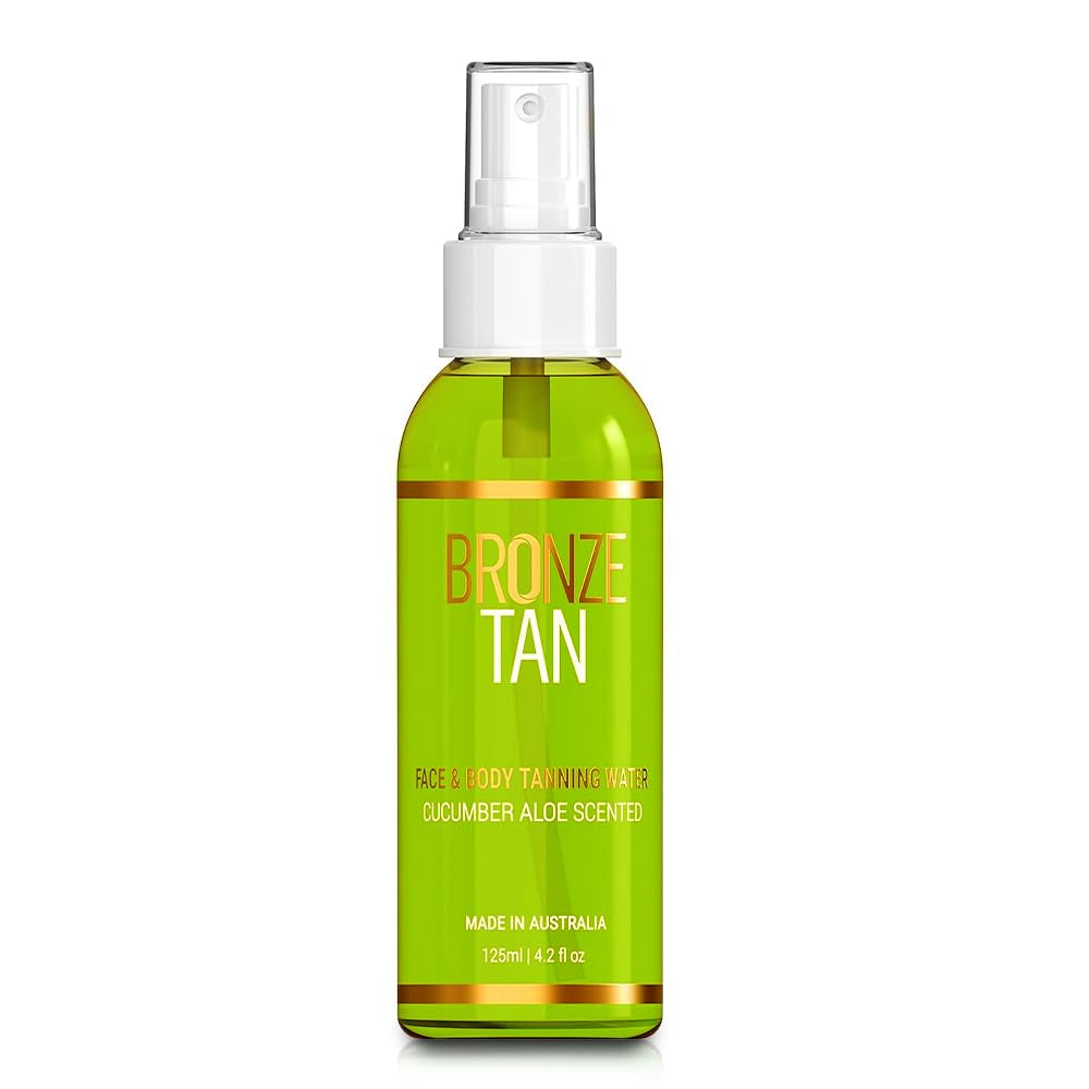 Bronze Tan Self Tanning Water Spray for Face | Hydrating Self Tan Water for a Natural Sunless Tan | Self Tanner Ideal for All Skin Types | Buildable Fake Tan 125Ml(4.2 Fl Oz)