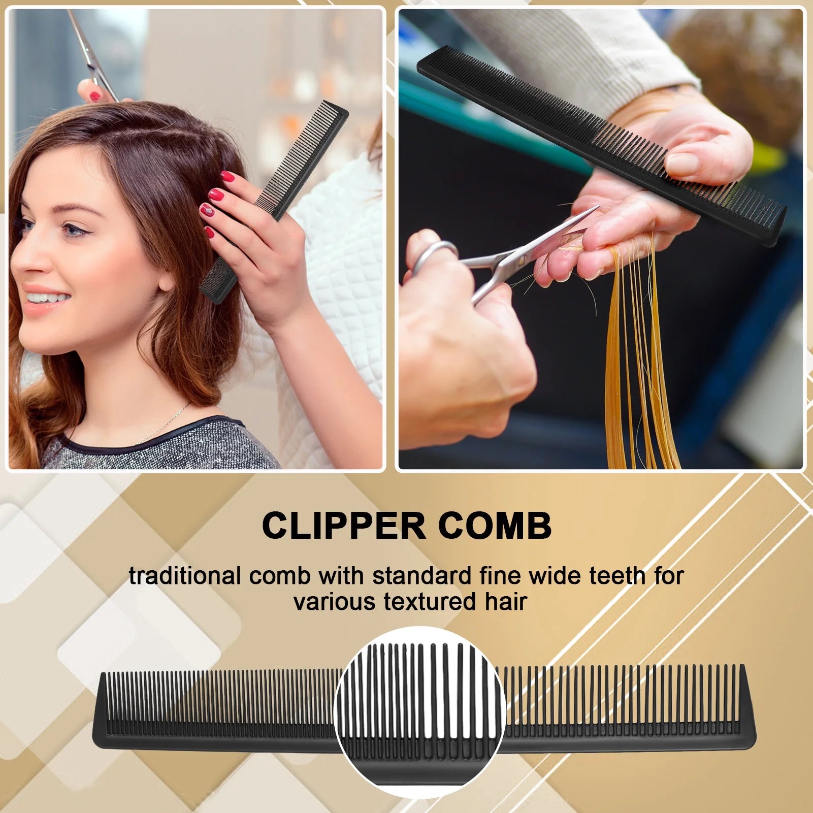 8Pcs Hair Styling Combs Set