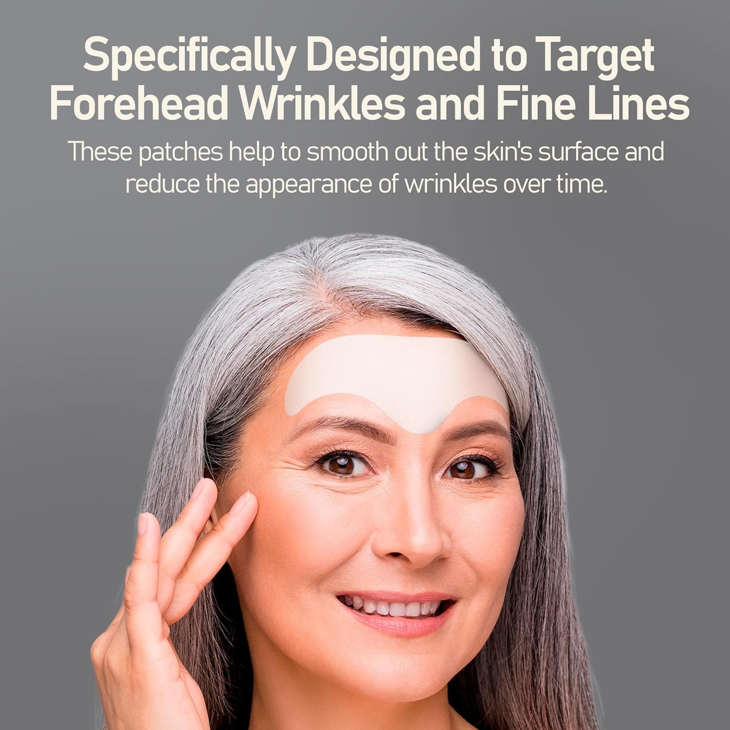 Forehead Wrinkle Patches 12Pcs - anti Wrinkle Patch with Marine Collagen and Hyaluronic Acid - Forehead Wrinkle Treatment - Skin Technology from Korea