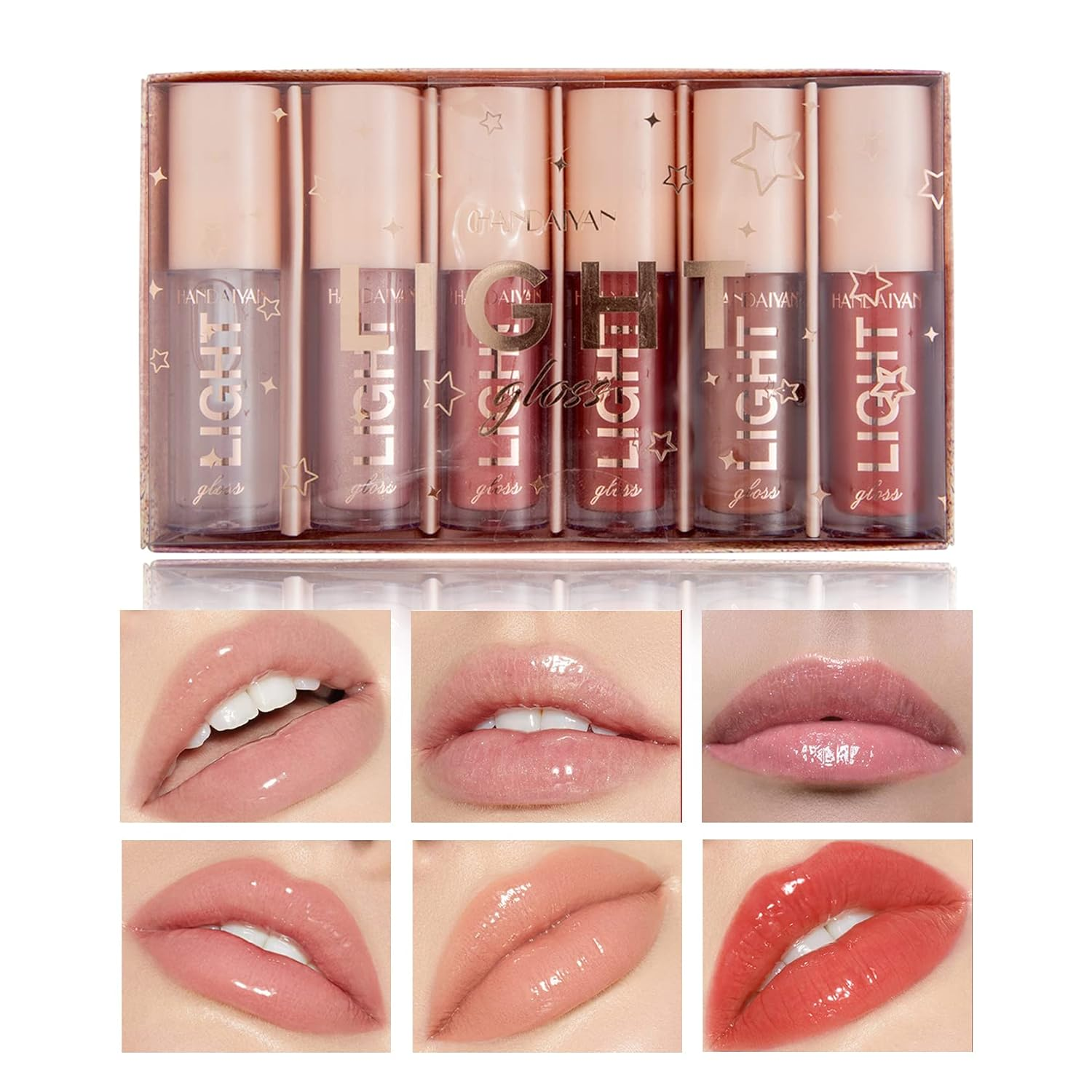 6PCS Lip Gloss Set