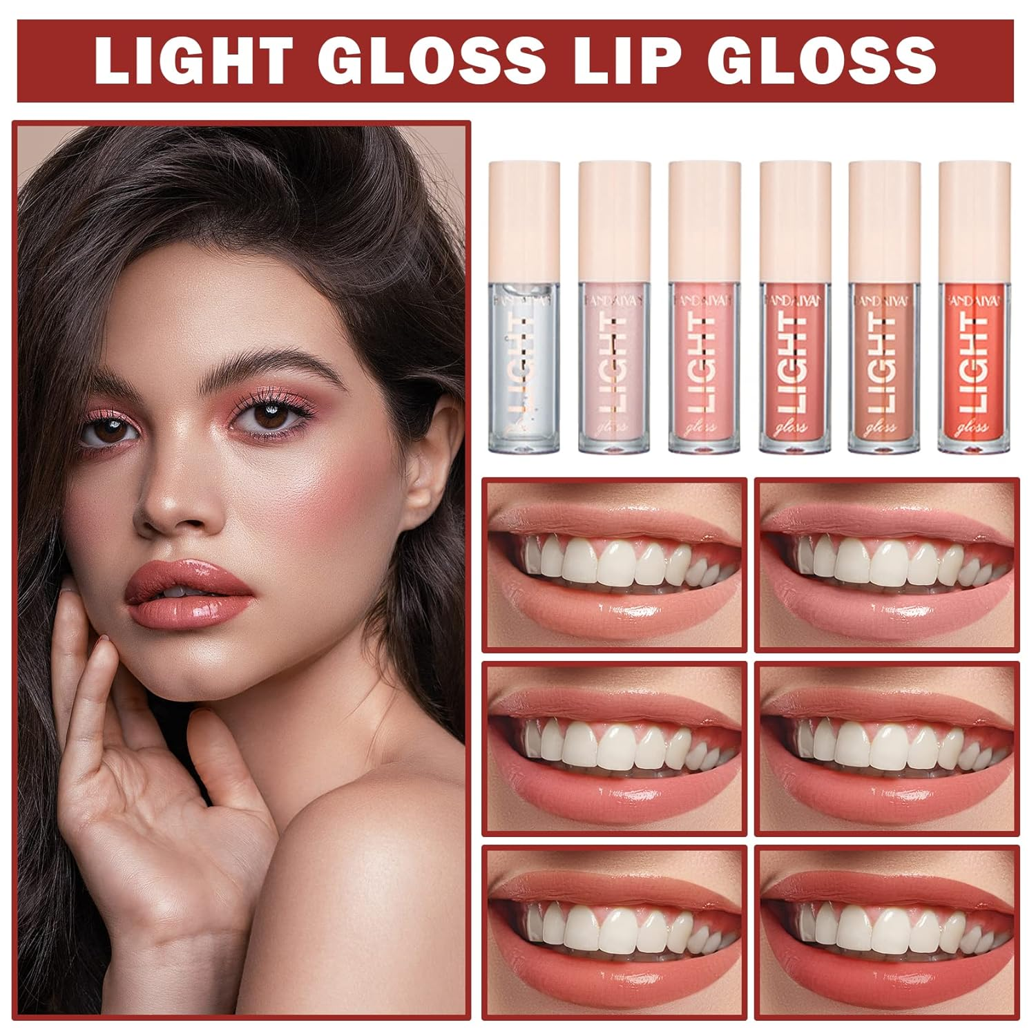 6PCS Lip Gloss Set