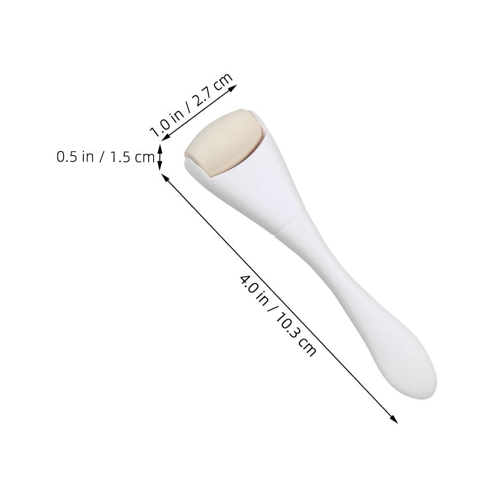Oil Absorbing Volcanic Rollers, Oily Skin Control Roller Oil Absorbing Sticks Oil Blotting Stick Results Remove Excess Shine for Face Oily Skin Care Tools White