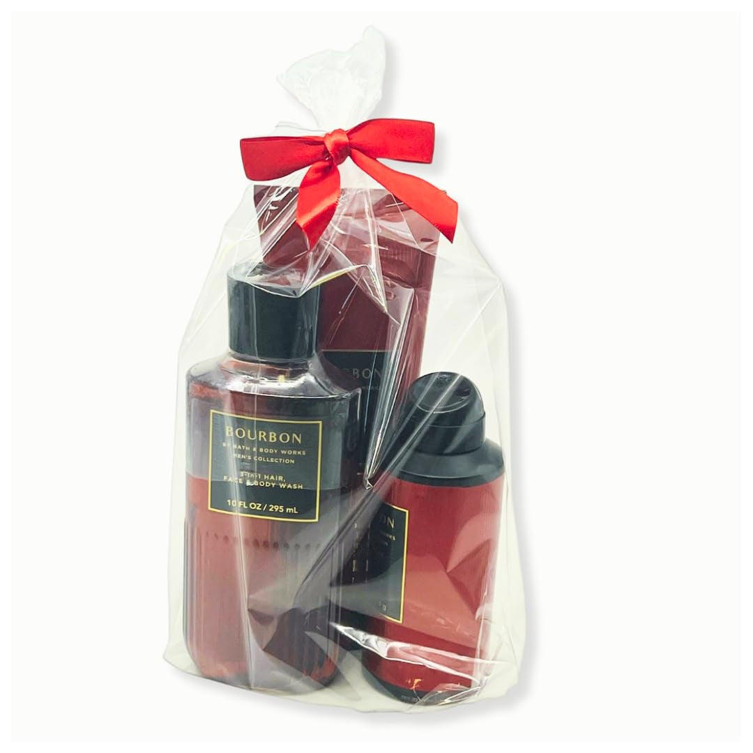 Bourbon for Men 3Pc Gift Pack - Holiday - Wash, Cream, Spray