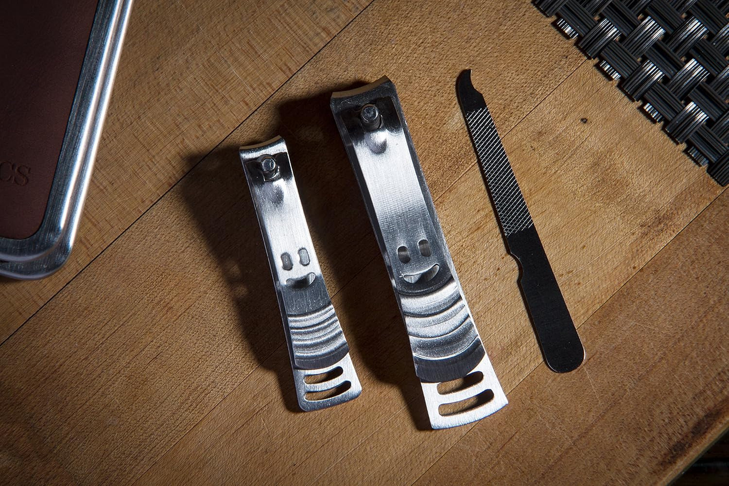Mens Nail Grooming Kit - Nail Clippers for Men - Stainless Steel Mens Nail Clippers Set - Christmas Stocking Stuffers for Mens