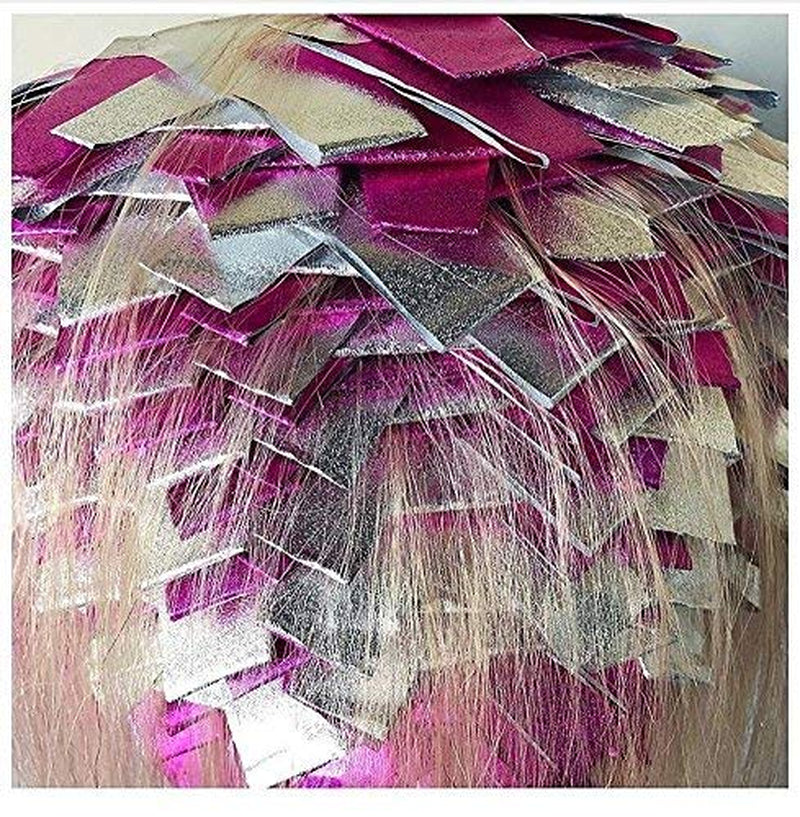 Magenta and Ethereal Pop up Hair Foils