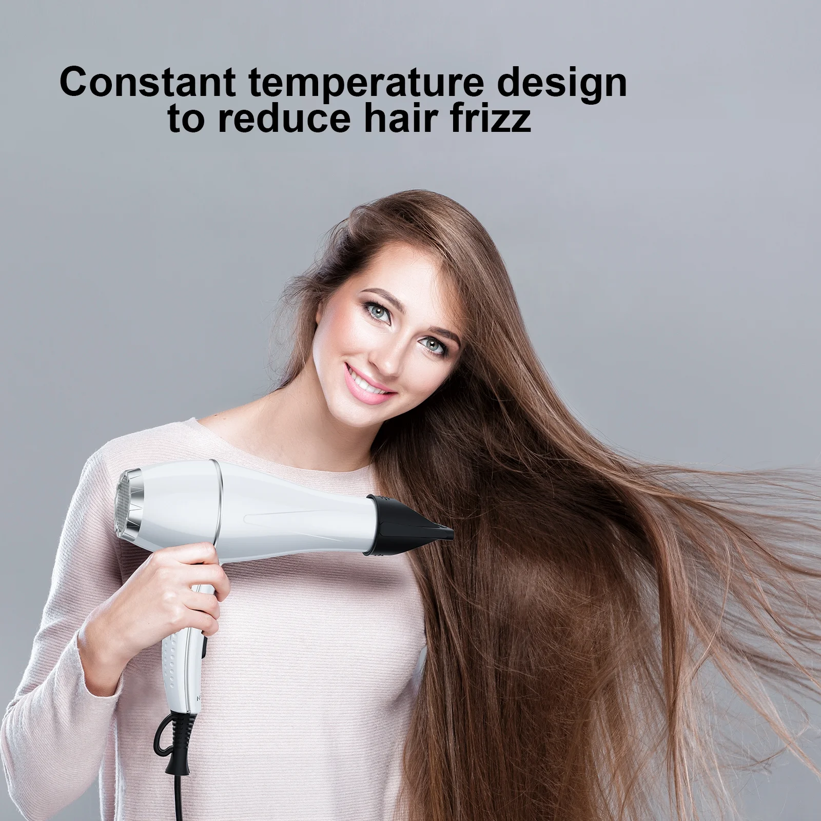 Professional Ionic Hair Dryer with Diffuser