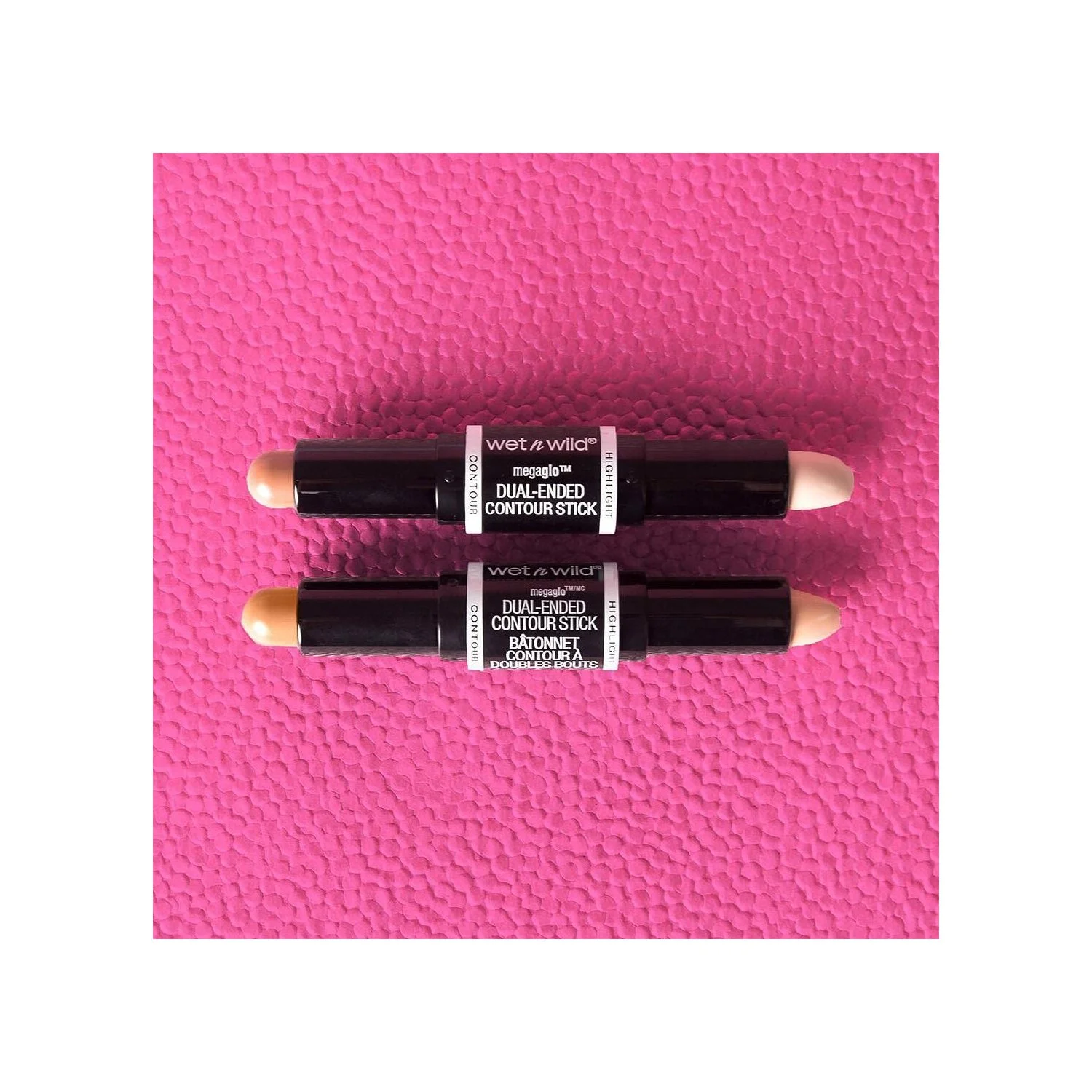 Megaglo Dual-Ended Contour Stick, Light Medium, Cruelty-Free