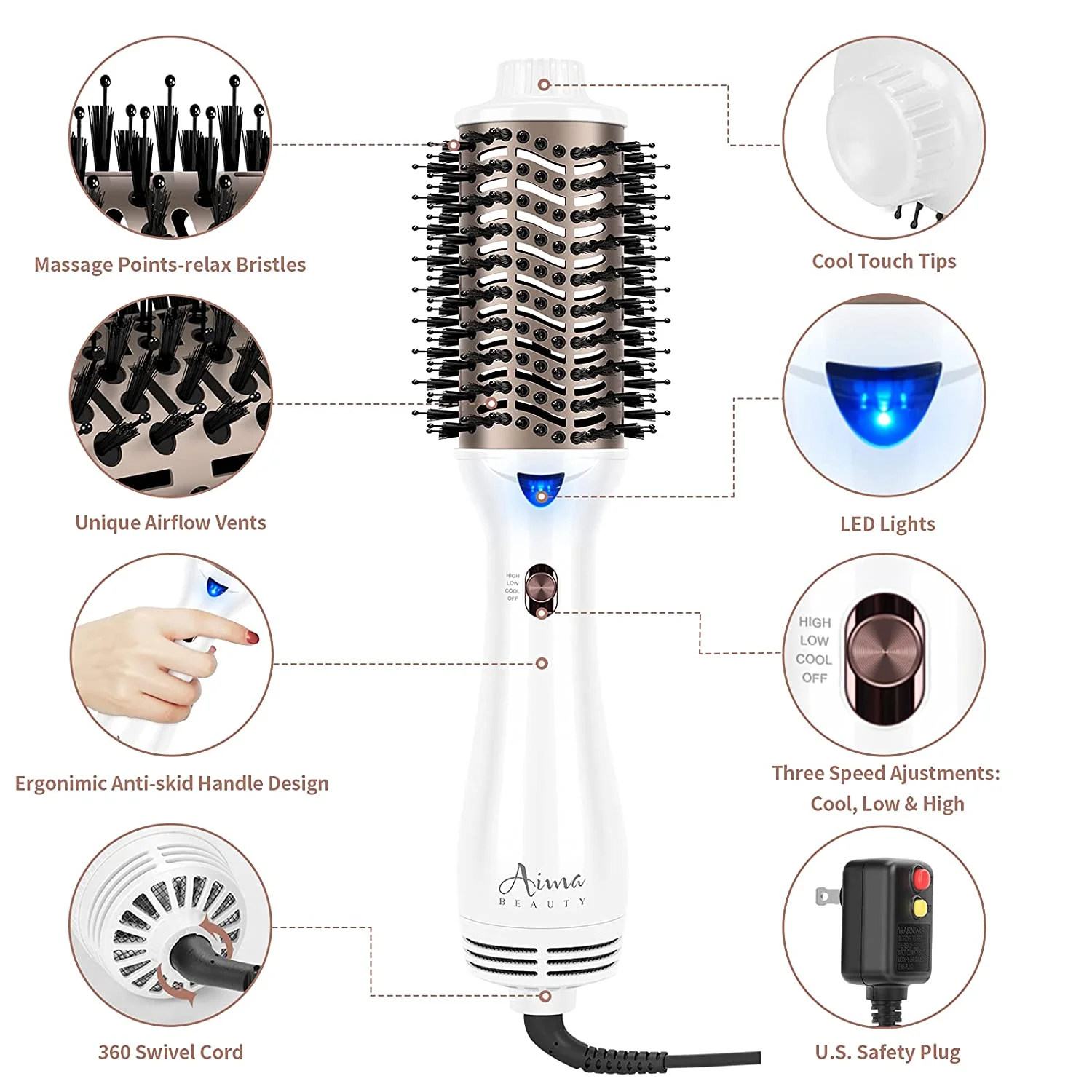 Volumizer Hair Dryer Brush