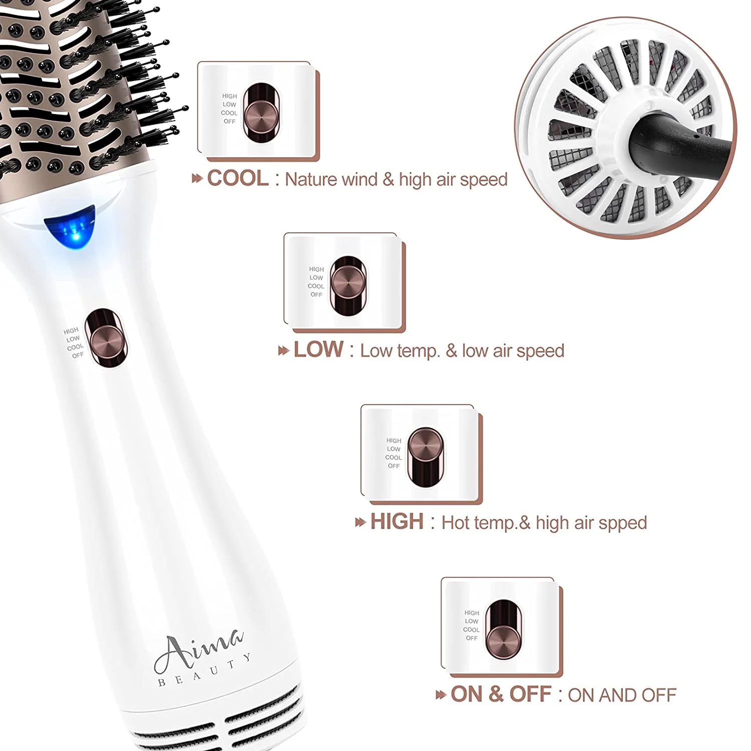 Volumizer Hair Dryer Brush