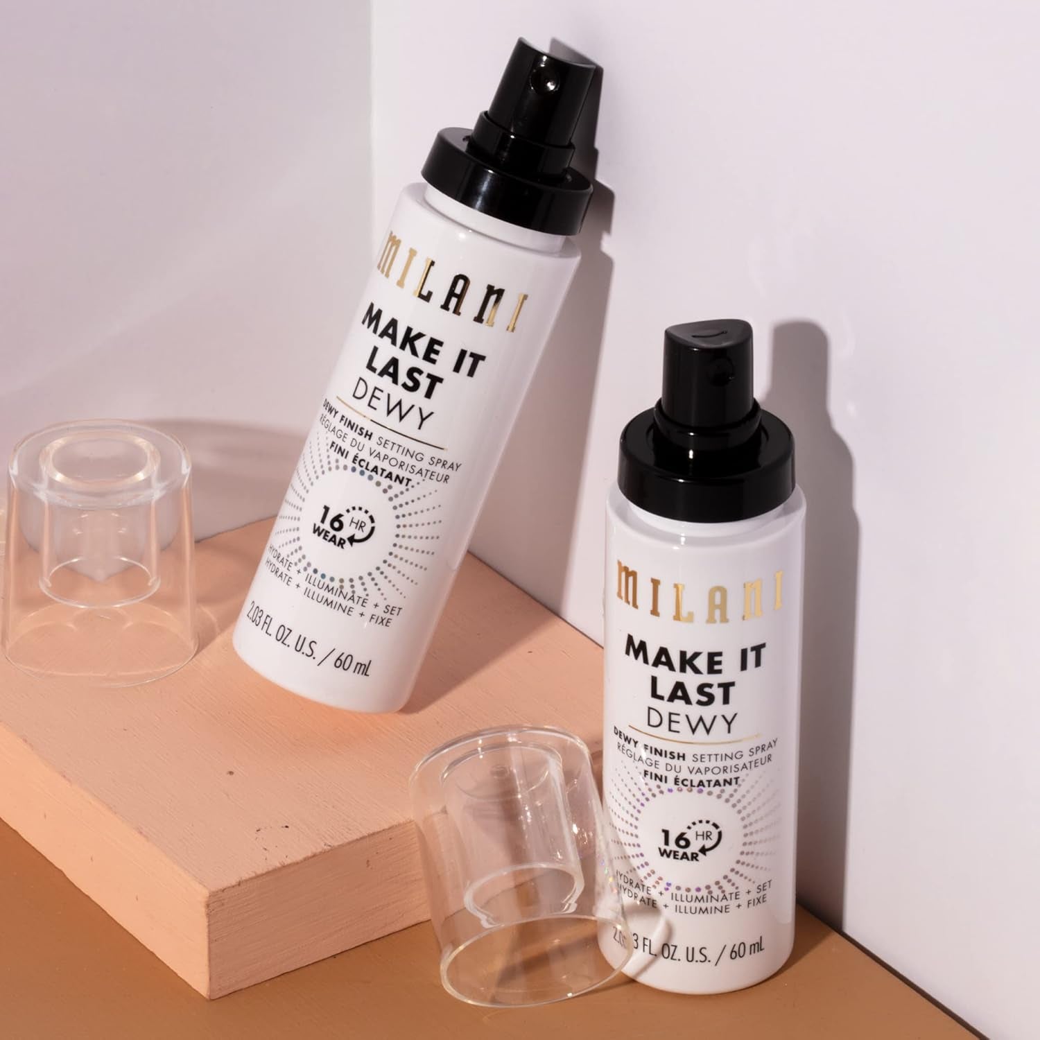 Make It Dewy Setting Spray 3 in 1- Hydrate + Illuminate + Set (2.03 Fl. Oz.) Makeup Finishing Spray - Makeup Primer & Hydrating Setting Spray