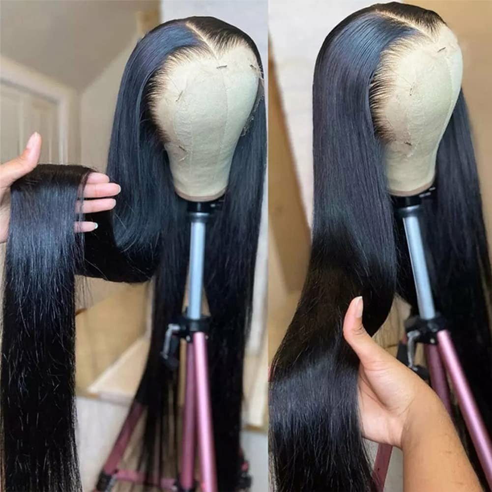 13X4 Lace Front Wigs 200% Density Lace Front Wig Pre Plucked Glueless Wigs St...