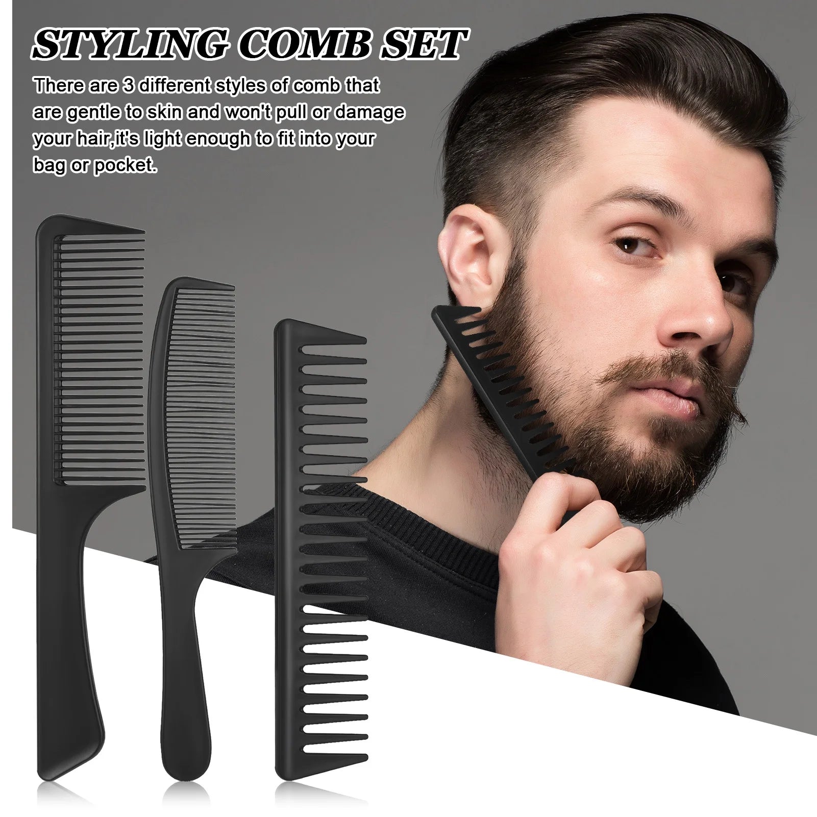 8Pcs Hair Styling Combs Set
