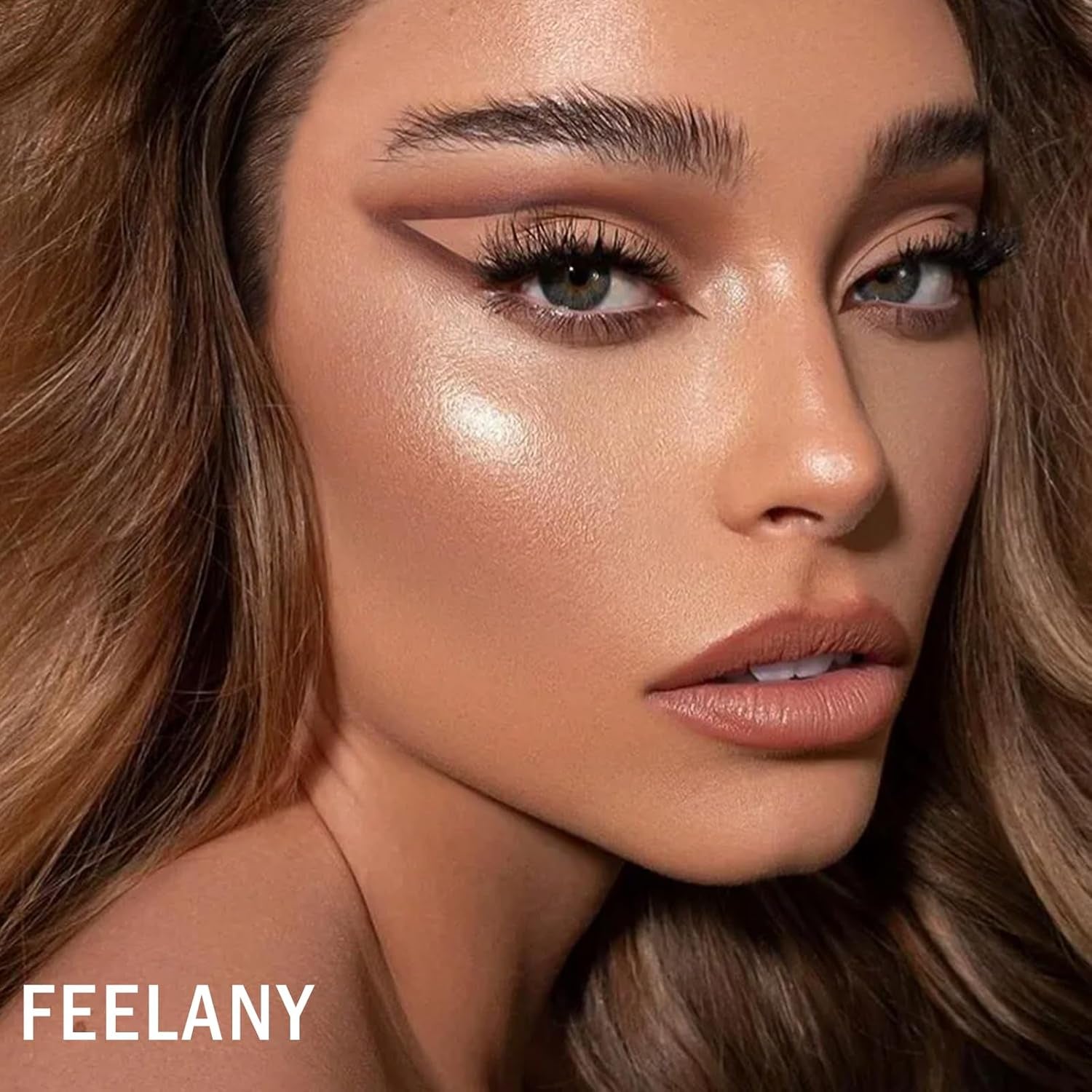 PROFESSIONAL MAKEUP Long Lasting Waterproof Eyeshadow Palette 11 Ultra-Pigmented Shimmer & Matte Shades and Naked & Brown Warm Neutral Makeup Palette with Mirror - Blendable Multi-Purpose