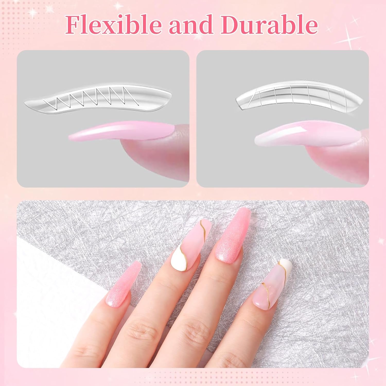Poly Nail Gel Kit - 6 Shades Builder Gel for Long-Lasting Nail Extensions | 15Ml Each | Salon-Quality DIY & Home Use | Low Odor