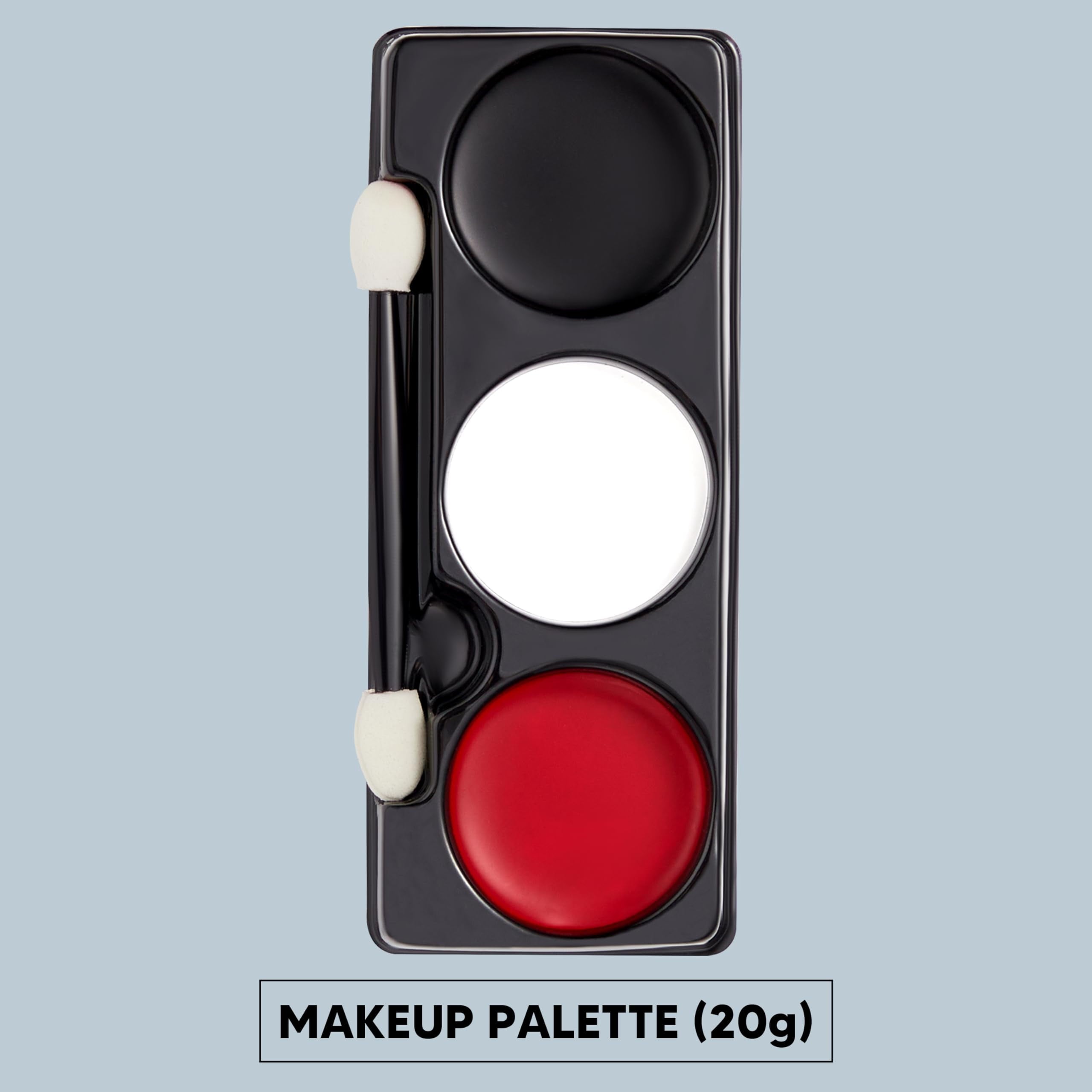 7 Oz Halloween Makeup Palette,Halloween Face Painting Kit SFX Makeup with Double-Headed Brush for Zombie Vampire Cosplay for Adult Kids