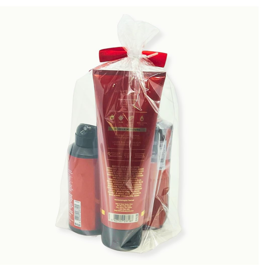 Bourbon for Men 3Pc Gift Pack - Holiday - Wash, Cream, Spray