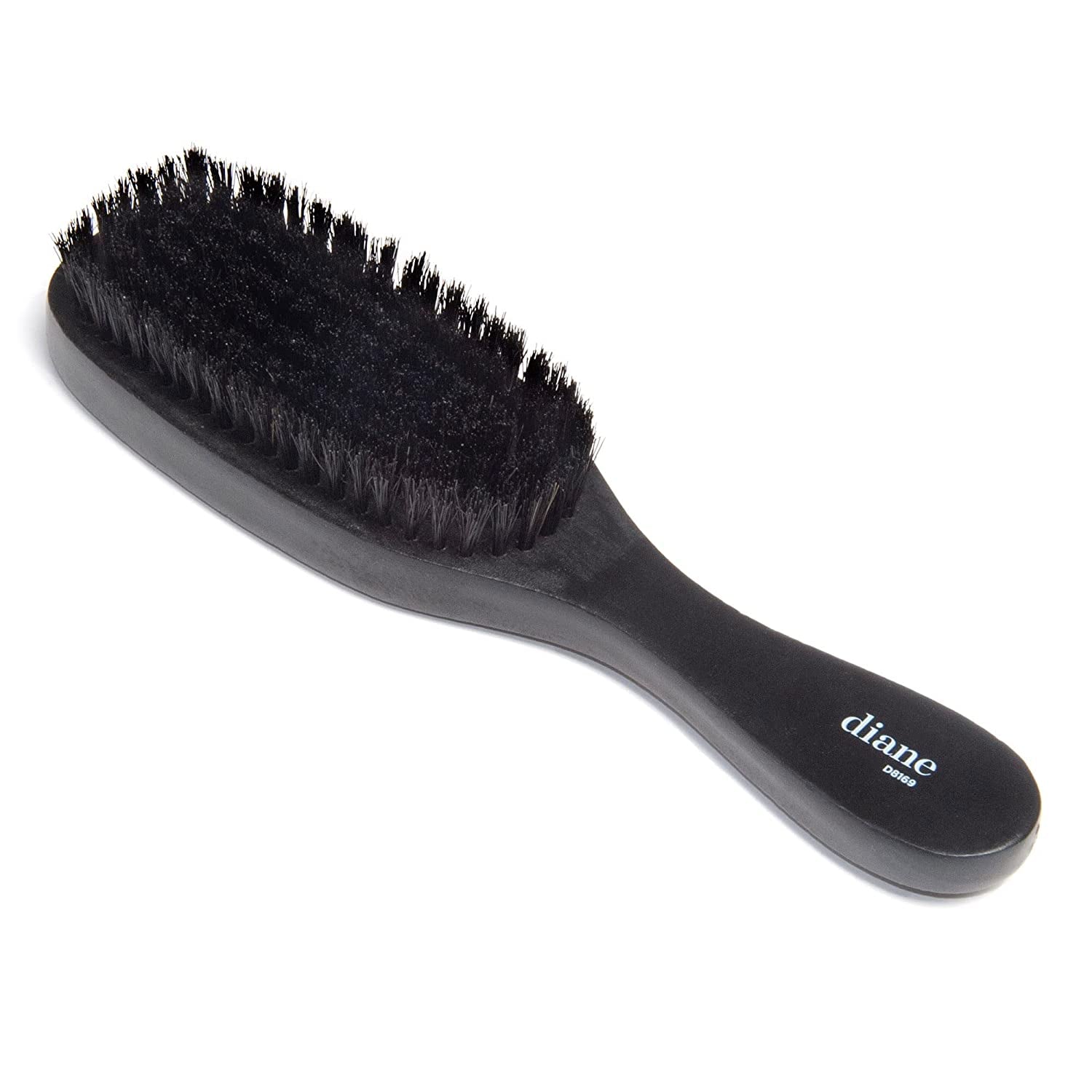 Boar Bristle Brush for Men and Women - Fine to Medium Hair Styling, Wave Styles, Smoothing, Soft Scalp, Club Handle