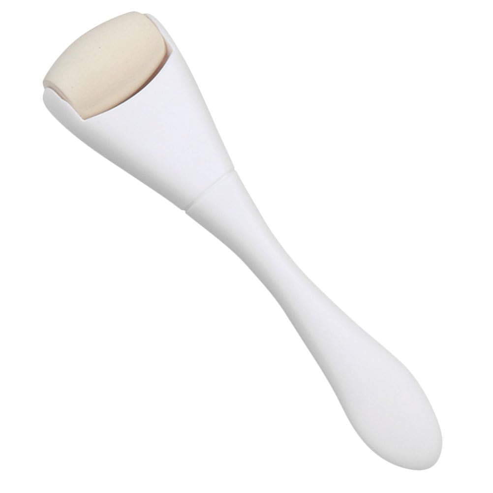 Oil Absorbing Volcanic Rollers, Oily Skin Control Roller Oil Absorbing Sticks Oil Blotting Stick Results Remove Excess Shine for Face Oily Skin Care Tools White