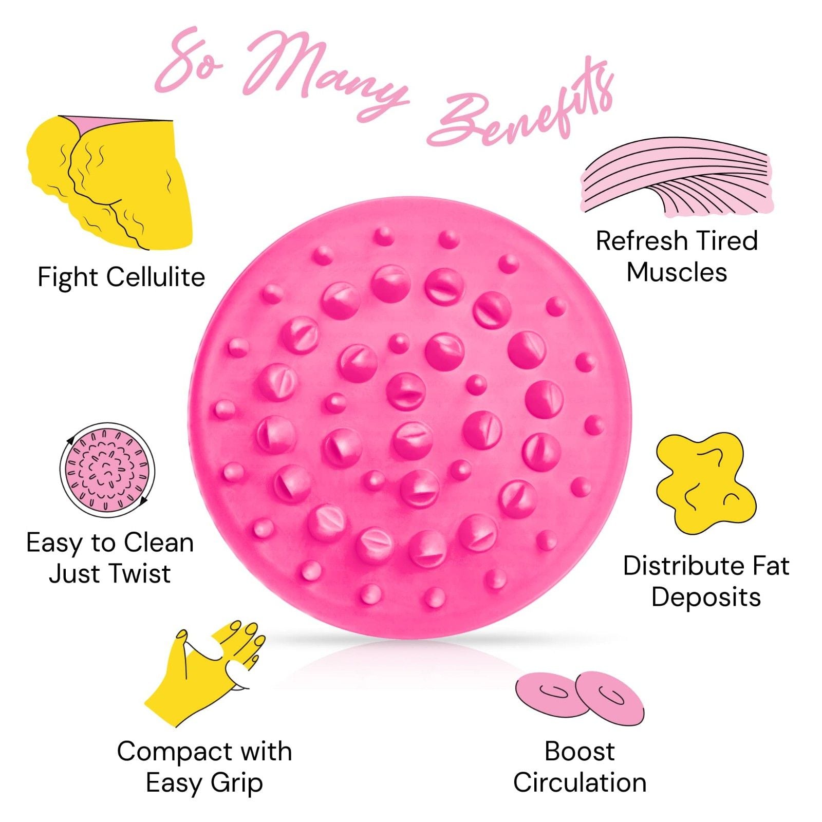 Hand-Held Body Brush Cellulite Reduction